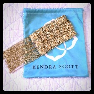 RARE Kendra Scott Gold Fringe Bracelet